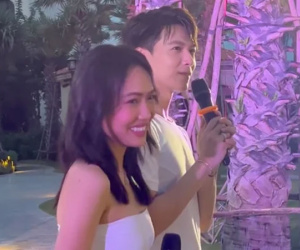 Diệu Nhi - Anh Tú tự làm MC cho tiệc chia tay độc thân, cách xưng hô của đàng trai khiến chị em đổ gục