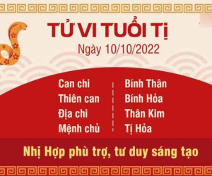 Tử vi thứ 2 ngày 10/10/2022 của 12 con giáp: Sửu gặp rắc rối, Thân túi tiền rủng rỉnh