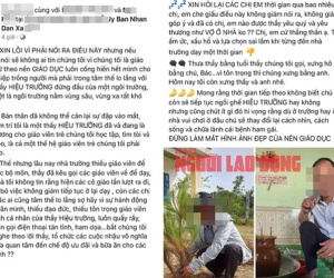Hiệu trưởng bị tố 'ham gái, tán tỉnh giáo viên nữ' lên tiếng