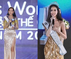 Hai màn 'nhai mic' đẳng cấp đem về vương miện cho Bảo Ngọc: Trong nước đã đỉnh, quốc tế còn 'khủng' hơn