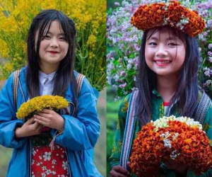 Cuộc sống thay đổi chóng mặt bé gái từng bán hoa dạo ở Hà Giang