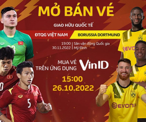 Mua vé trận ĐT Việt Nam vs Dortmund ở đâu, khi nào?