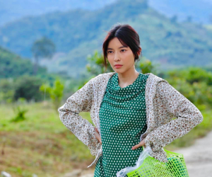 Cao Thái Hà hóa gái quê trong phim thế sóng Đấu Trí