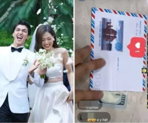 Bình An bóc phong bì cưới nào ngờ xé luôn tiền đô