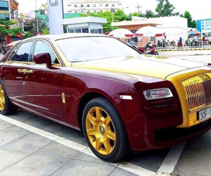 Không ai cọc tiền, siêu xe Roll-Royce Ghost mạ vàng của ông Trịnh Văn Quyết đấu giá thất bại, hạ giá xuống 9,7 tỷ