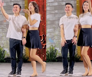Tiết lộ hình ảnh Đỗ Mỹ Linh và ông xã cực đáng yêu trong clip tập nhảy trước đám cưới