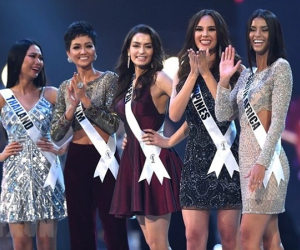 H'Hen Niê bật khóc khi bất ngờ được công nhận là Á hậu 3 Miss Universe