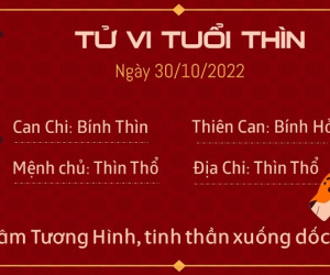 Tử vi Chủ Nhật ngày 30/10/2022 của 12 con giáp: Thìn đón tài lộc, Sửu đề phòng trộm cắp