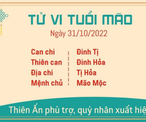 Tử vi thứ 2 ngày 31/10/2022 của 12 con giáp: Mão gặp quý nhân, Dần đề phòng tiểu nhân