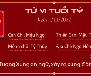 Tử vi thứ 3 ngày 01/11/2022 của 12 con giáp: Tý gặp họa, Tuất rủng rỉnh tiền bạc