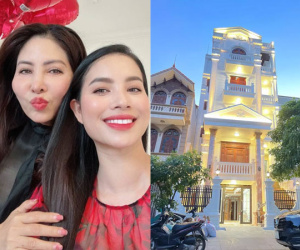 Mẹ ruột Hoa hậu Phạm Hương khoe cơ ngơi hoành tráng tại quê nhà khiến dân tình trầm trồ