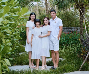 Hậu bị chê xuống sắc Bình Minh bảnh bao đón sinh nhật bên vợ con, nhan sắc hai ái nữ gây chú ý