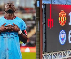 Sao trẻ Man City ghi bàn vào lưới Man United, ăn mừng như Ronaldo