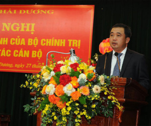 Ông Trần Đức Thắng làm Trưởng Ban Chỉ đạo phòng, chống tham nhũng, tiêu cực tỉnh Hải Dương