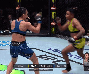 Hạ gục đối thủ bằng đòn ‘gối bay’ tuyệt đỉnh, võ sĩ Brazil ghi tên vào lịch sử UFC
