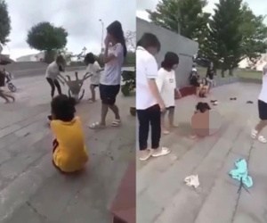Nữ sinh Quảng Trị bị bạn học lột sạch đồ rồi đánh dã man