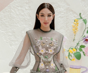 Hoa hậu Thùy Tiên rạng rỡ, lạc quan giữa ồn ào kiện tụng