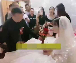 Ngay đêm trước ngày cưới, cô dâu mặc váy cưới vào khách sạn, chú rể ngỡ ngàng trước sự thật