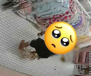 Đi dạo shop thời trang, thanh niên tặng 'nguyên bãi' tại cửa hàng khiến dân tình 'muốn ói'