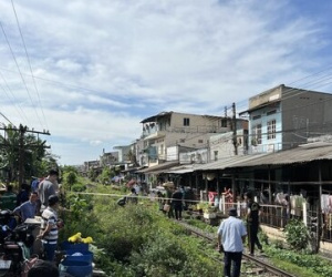 Thanh niên nằm chết trên đường ray với chân đứt lìa, nghi bị tàu hỏa cán