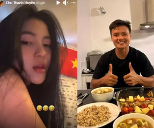 Bồ hot girl lộ bằng chứng rõ nét sống chung Quang Hải ở Pháp