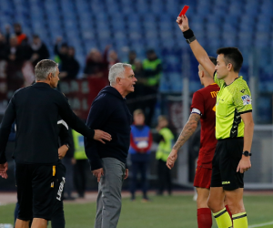 Matic cứu Roma trong ngày Mourinho nhận thẻ đỏ