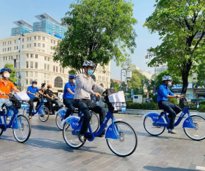 Hà Nội thí điểm cho thuê xe đạp công cộng với giá rẻ bất ngờ