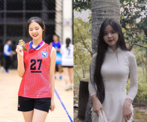 'Hoa khôi bóng chuyền' mới nổi vì quá xinh là ai?