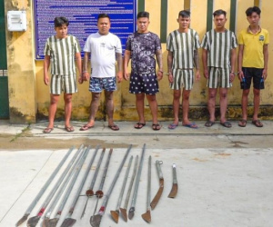 6 đối tượng bắn súng gây náo loạn ở thị trấn Tràm Chim