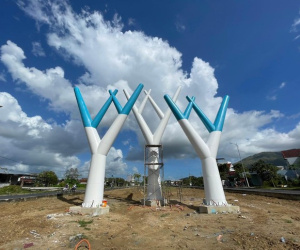 Khánh Hoà lên tiếng biểu tượng lạ trên đường vào thành phố Nha Trang