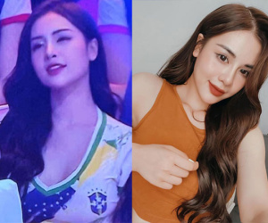 Cộng đồng mạng rần rần 'xin info' hot girl khoác áo Brazil tại 'Nóng cùng World Cup 2022' vì quá xinh đẹp