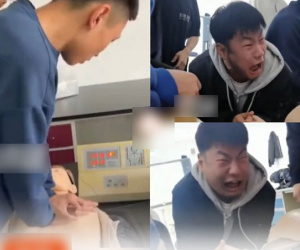 'Cảm lạnh' hình ảnh sinh viên khoa y gào khóc, gây áp lực lên bạn học phải mau chóng làm hồi sức tim phổi để cứu sống... ma nơ canh mô hình