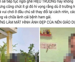 Thông tin mới vụ hiệu trưởng bị tố 'hám gái', 'tán tỉnh' nữ giáo viên