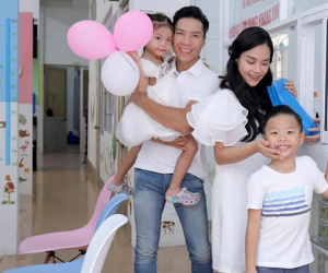 Cuộc sống hôn nhân của 'O Sen' Ngọc Mai: Chồng hết mực cưng chiều, hạnh phúc bên hai nhóc tỳ kháu khỉnh