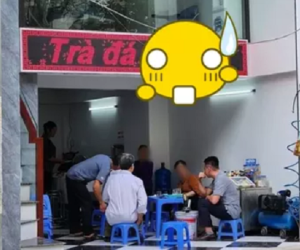 Bán trà đá ở nhà 4 tầng có ô tô, dân mạng đùa 'khởi nghiệp vì đam mê'
