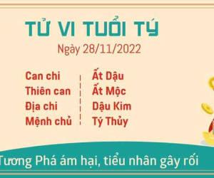Tử vi thứ 2 ngày 28/11/2022 của 12 con giáp: Tý bị tiểu nhân gây rối, Mùi túi tiền rủng rỉnh
