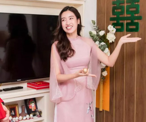 Đỗ Mỹ Linh khéo léo giải đáp tin đồn mang thai sau 1 tháng kết hôn với thiếu gia nhà bầu Hiển