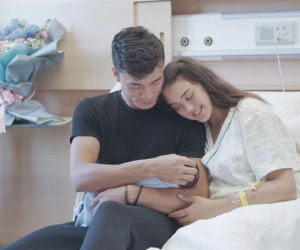 Bùi Tiến Dũng kể hành trình đưa vợ đi đẻ, tiết lộ bà xã gặp vấn đề sức khỏe phải nhập viện mổ cấp cứu