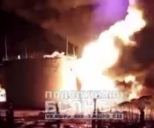 Cháy kho chứa dầu của Nga gần biên giới Ukraine