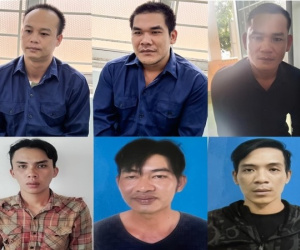 Bắt 6 đối tượng 'đại náo' trung tâm y tế tại Vĩnh Long