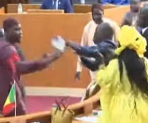 Nam nghị sĩ tát nữ đồng nghiệp, gây ẩu đả ngay tại quốc hội Senegal