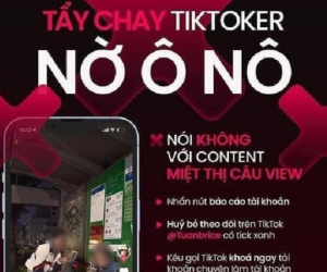 Trò bẩn để nổi tiếng sau một đêm của TikToker Việt