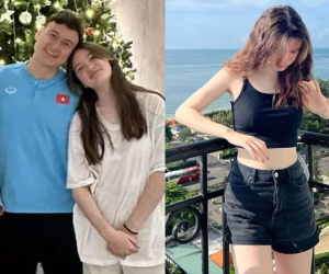 Em gái lai Tây hiếm hoi lộ diện, sắp 'cao vượt mặt' Đặng Văn Lâm