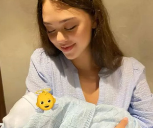 Vợ Bùi Tiến Dũng khoe con, lộ chi tiết em bé chuẩn rich kid