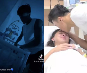 Bùi Tiến Dũng nửa đêm mò dậy chăm con, vợ Tây phản ứng bất ngờ