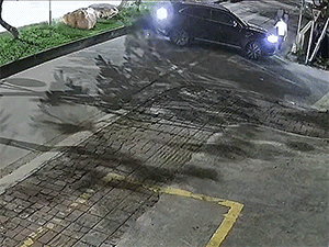 Thanh niên thoát nạn hi hữu khỏi xe điên nhờ tảng đá ven đường
