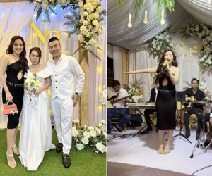 Lên đồ lộng lẫy đi đám cưới, Phương Trinh Jolie được fan nhắc không nên làm điều này lúc mang bầu