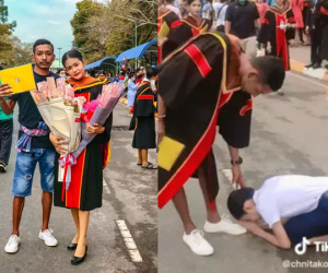 Clip: Xúc động em gái quỳ cúi đầu trước anh trai vì lý do đặc biệt