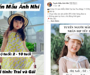 Cảnh giác thủ đoạn lừa đảo tuyển người mẫu nhí