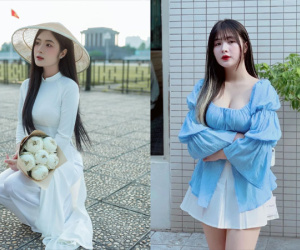 Khoe ảnh mặc áo dài, gái xinh thị phi Quỳnh Alee nhận lời khen